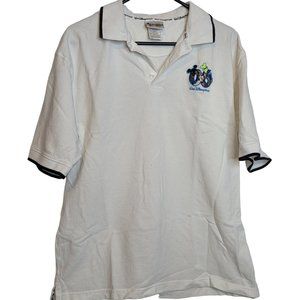 Walt Disney World Polo Shirt 2006 Pullover Embroidered Mens Large White